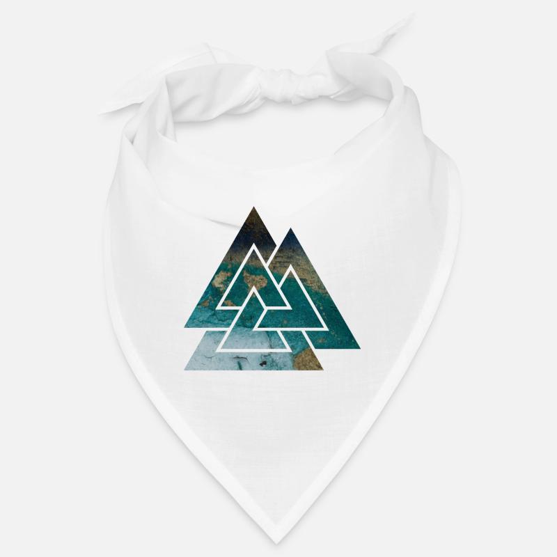Walknut valknut wotan odin symbole signe triangle Bandana