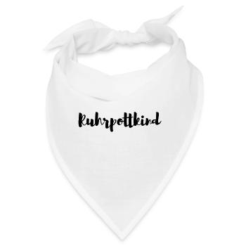 Ruhrpottkind Ruhpott Ruhrgebiet Geschenk - Bandana - Weiß - Vorne