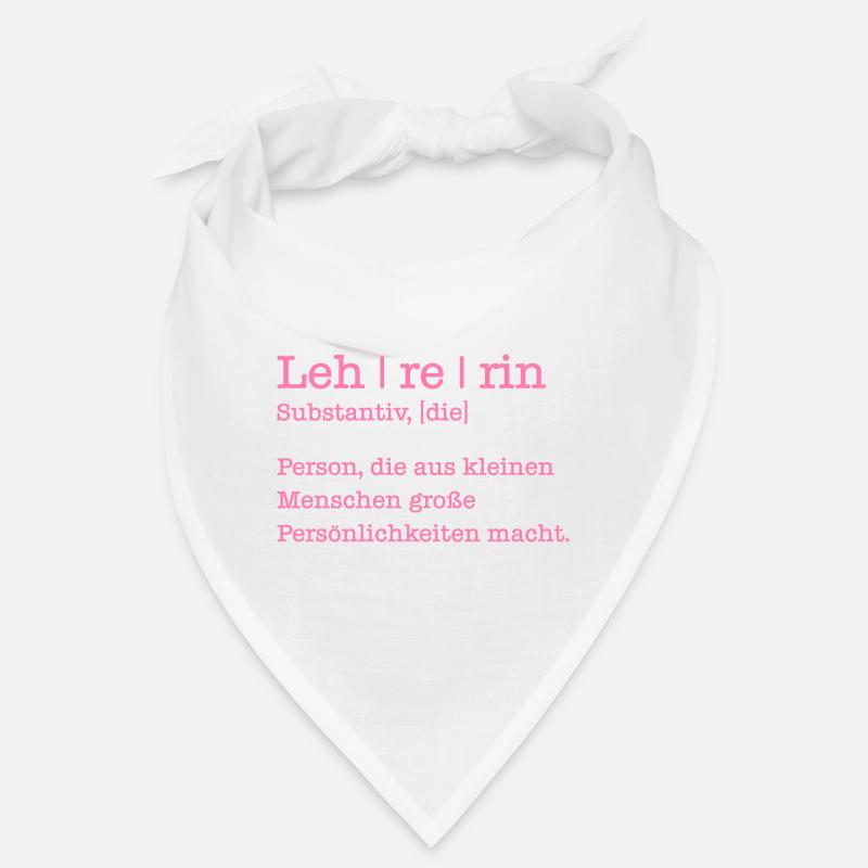 Lehrerin Geschenk Student Schule Bandana