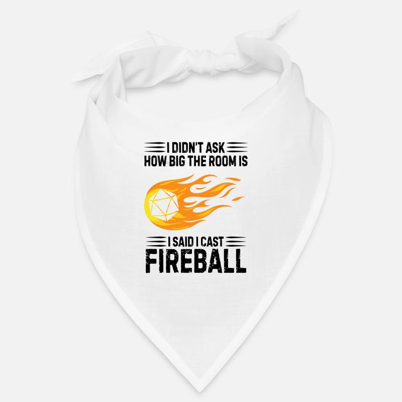 Fireball Gift Nerd Saying Joke Bandana