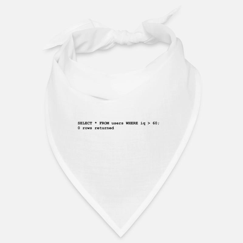 Users iq rows programming gift computer science Bandana