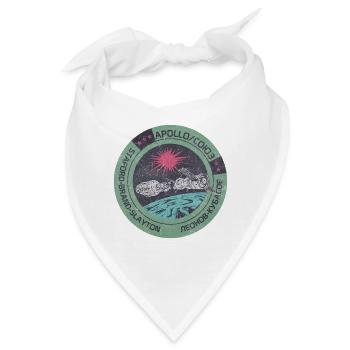 Apollo Gagarin Weltraum Russland Astronaut - Bandana - Weiß - Vorne