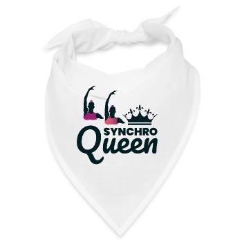 Synchro Schwimmer Synchronschwimmen Lustig - Bandana - Weiß - Vorne