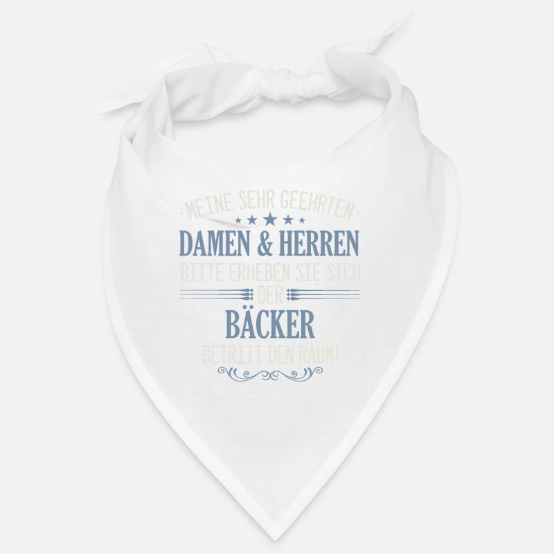 Bäcker Bäckerin Bäckerei Beruf Spruch Bandana