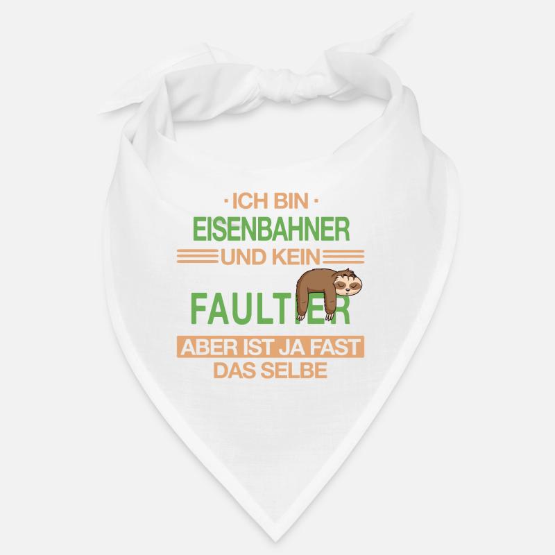 Eisenbahner Lokführer Eisenbahn Bahn Beruf Spruch Bandana