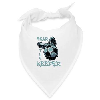 Fear The Keeper Fußball Torwart Tormann Torhüter - Bandana - Weiß - Vorne