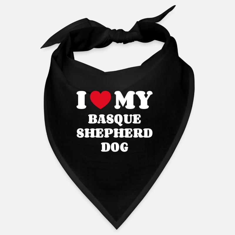 J’adore mon chien de berger basque Bandana