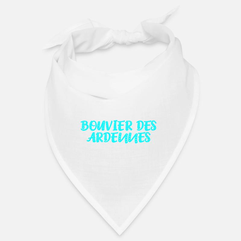 Bouvier Des Ardennes - Bandana - blanc