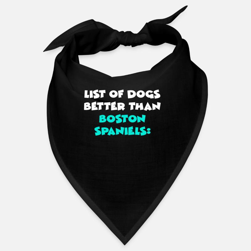 Épagneuls de Boston Bandana