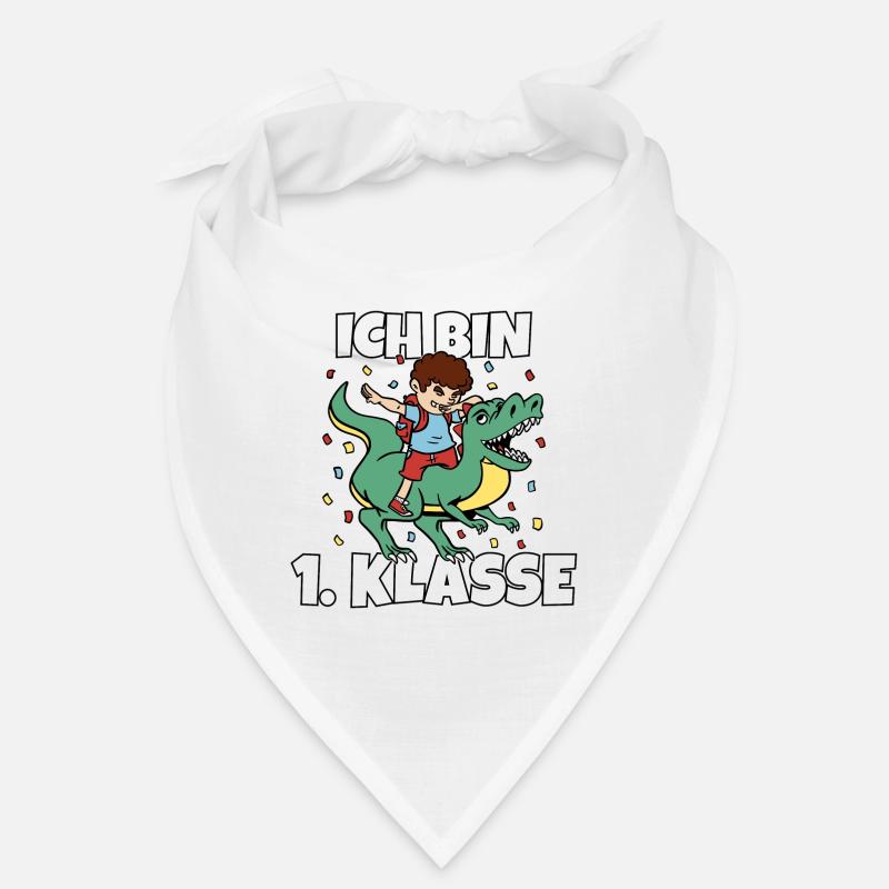 Einschulung 1. Klasse Dino Saurier Dabbender T-Rex Bandana