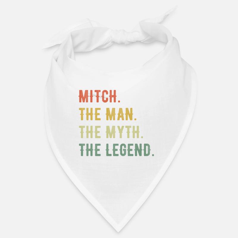 Michael Mitch First Name Short Form Man Myth Legend Bandana