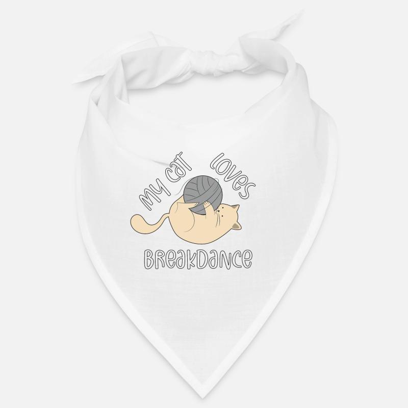 Breakdancing Cat Hip Hopper Cat Fan Gift Bandana