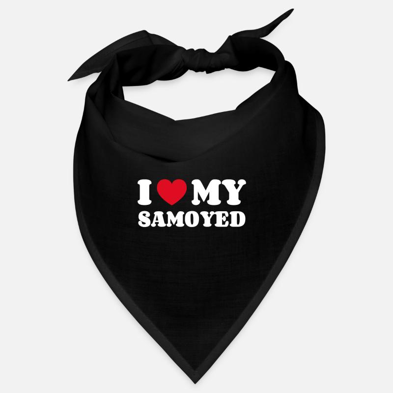 J’aime mon Samoyède Samojede Bandana