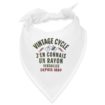 Vintage-Zyklus j weiß viel darüber - Bandana - Weiß - Vorne