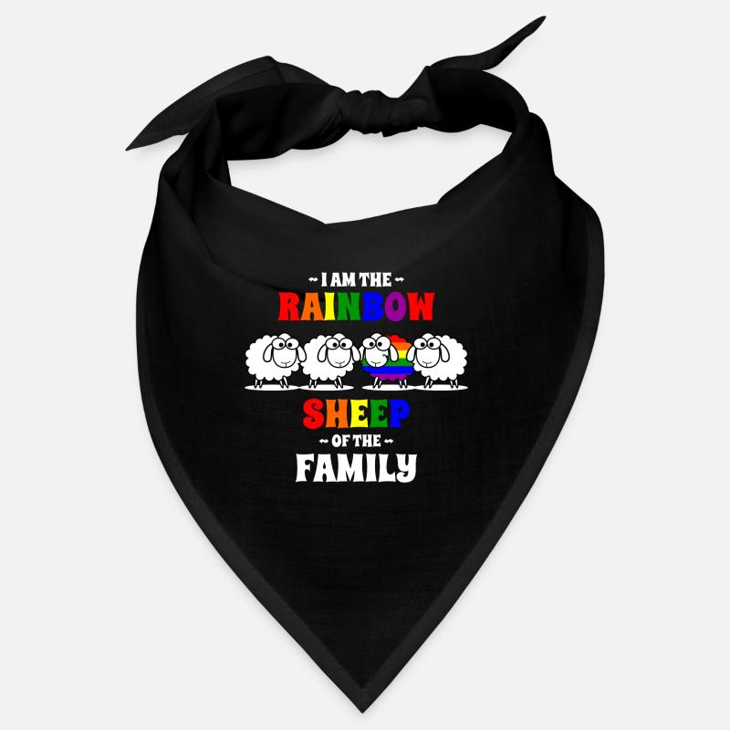 LGBTQ Regenbogenschaf Schwul Lesbisch Rainbow Bandana