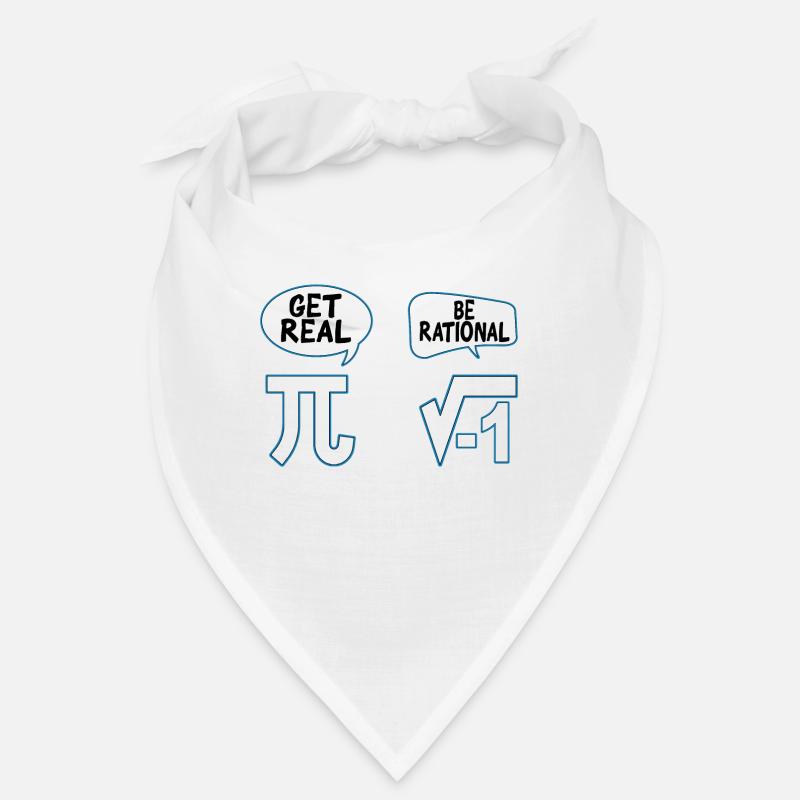 Mathématiques - Bandana - blanc