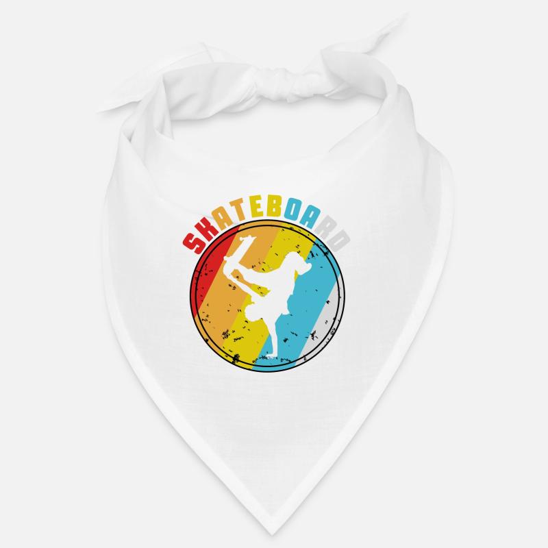 skateboard - Bandana - blanc