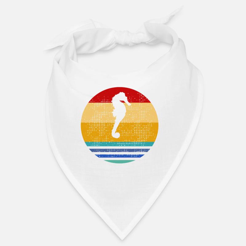 Retro Seepferd Bandana