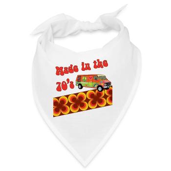 made in the 70s - Bandana - Weiß - Vorne