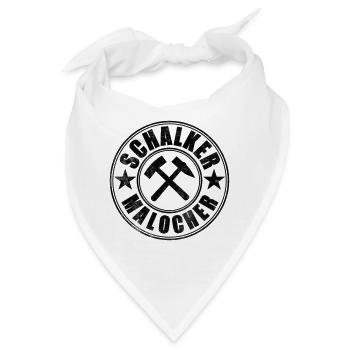 Schalker Malocher - Bandana - Weiß - Vorne