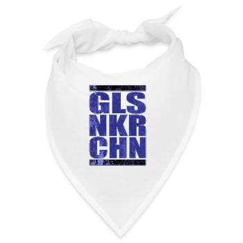 GLSNKRCHN Gelsenkirchen Schalke Geschenkidee - Bandana - Weiß - Vorne