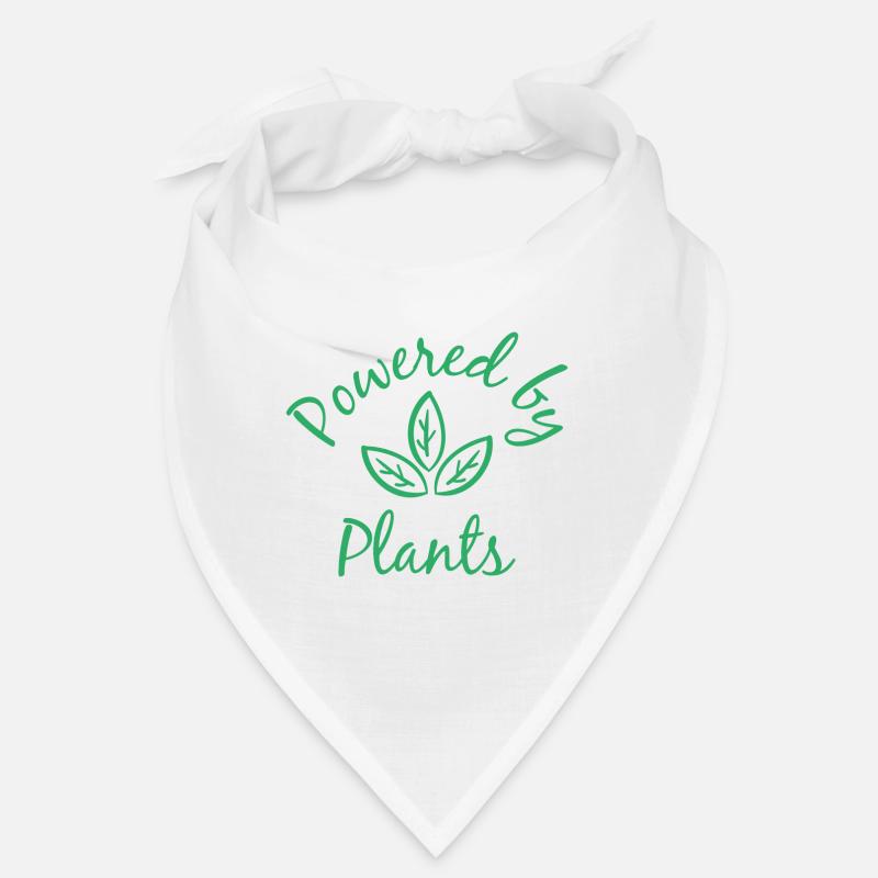 Powered by Plants Vegan Veggie Geschenk Bandana