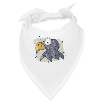 I'm an eagle - Bandana - Weiß - Vorne