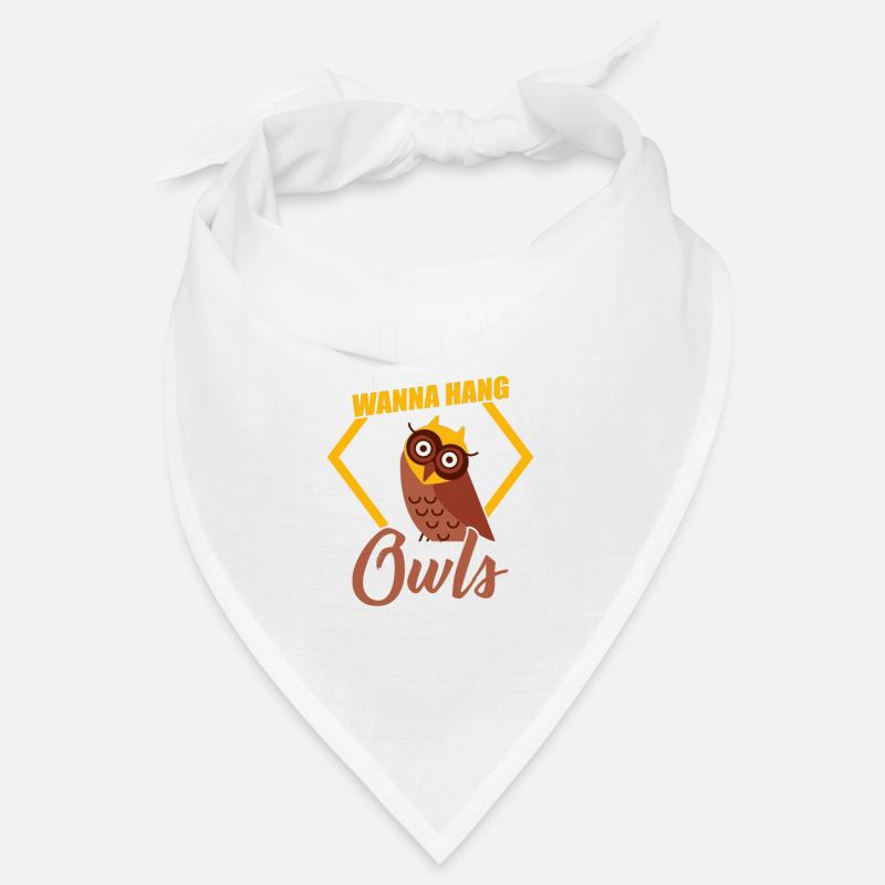 Ich will nur mit meinen Eulen hängen Eule Lustig Bandana