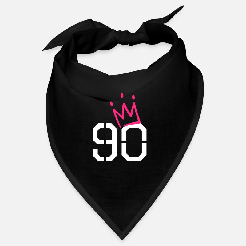 90 Krone - 90. Geburtstag - Geschenk Bandana