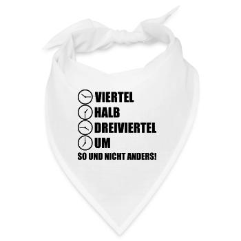 Ossi bemme Geschenk DDR Ostdeutschland - Bandana - Weiß - Vorne