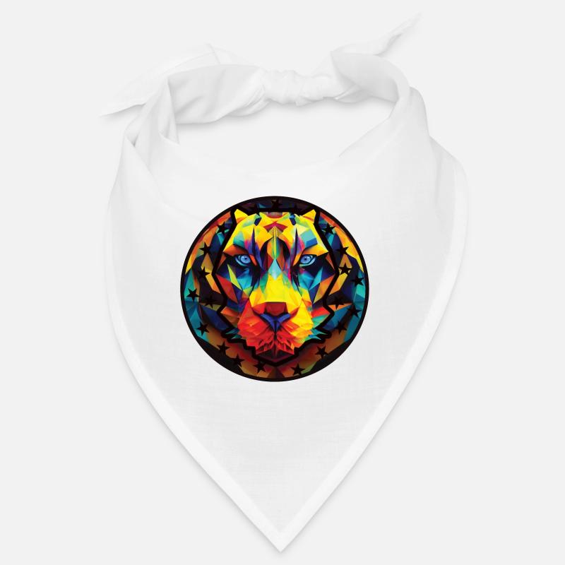 Tiger Polygon Big Cat Bandana
