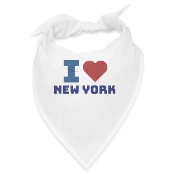 I LOVE NEW YORK - Bandana - Weiß - Vorne