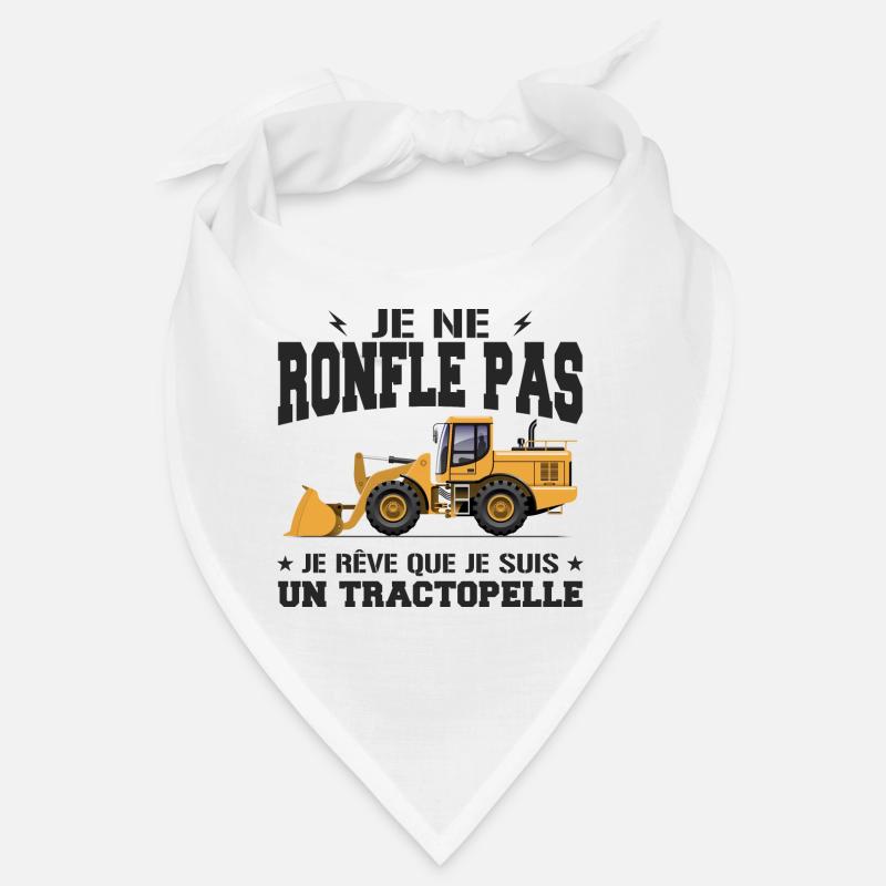 Baumaschine Baggerlader Schnarcher Bandana