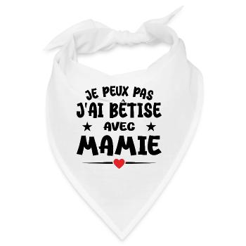 Ich kann es nicht, ich habe es mit Oma vermasselt - Bandana - Weiß - Vorne