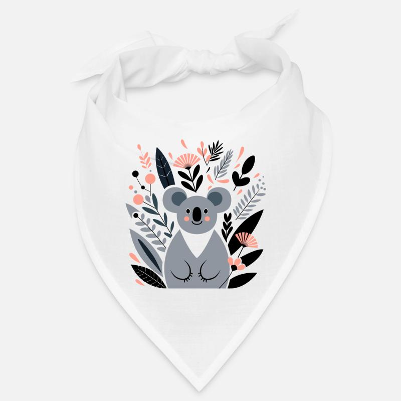 Koala mit Blumen Bandana