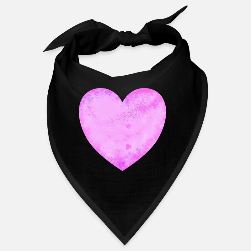 rosa Herz Bandana