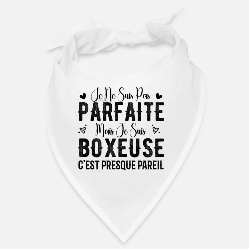 Pas Parfaite Mais Je Suis Boxeuse - Cadeau Boxeuse Bandana