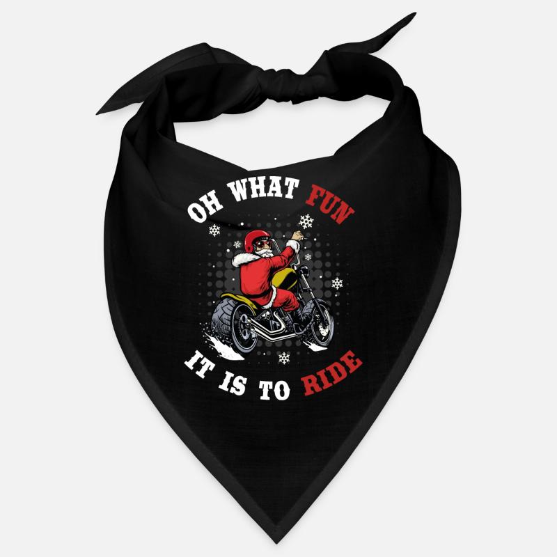 Santa Motorcycle Chopper Bandana