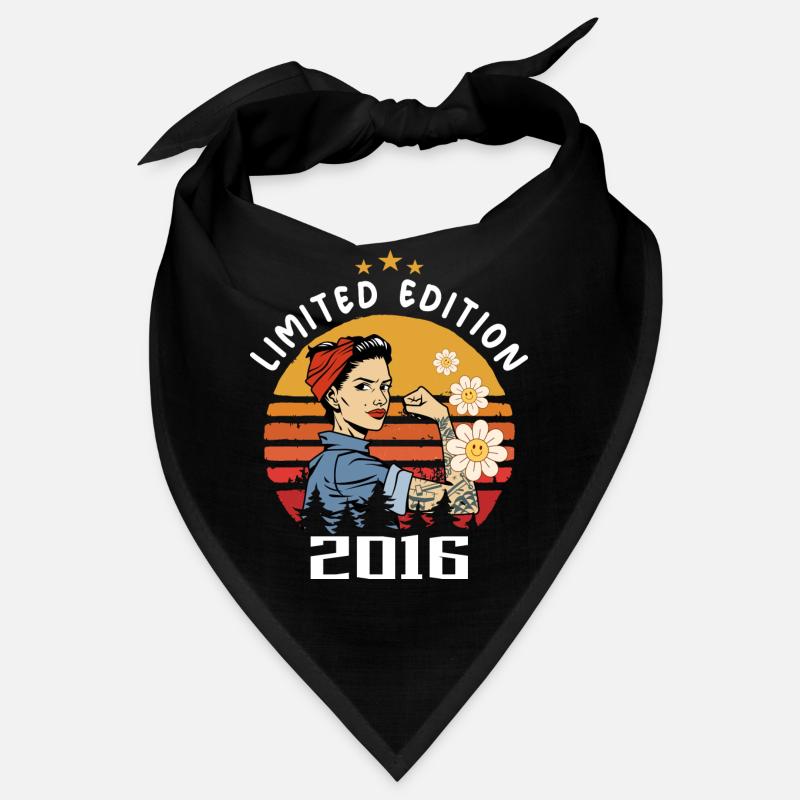 Rétro Année de naissance 2016 Millésime Anniversaire 2016 Bandana