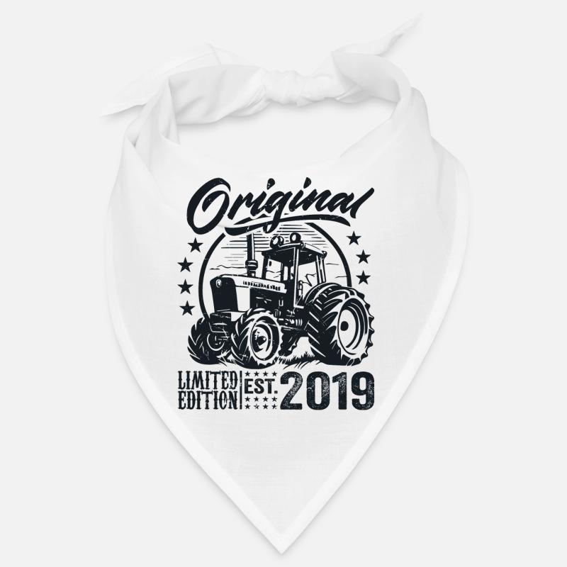 Original 2019 Anniversary 2019 Farmer Tractor Bandana