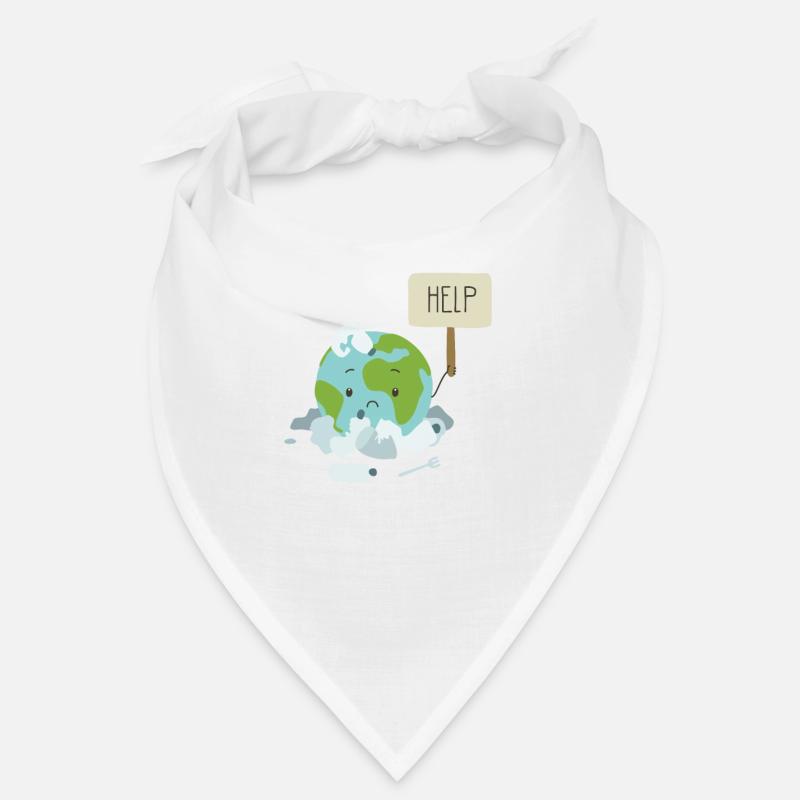 Help Stop Plastic Pollution Environmental Awareness Bandana