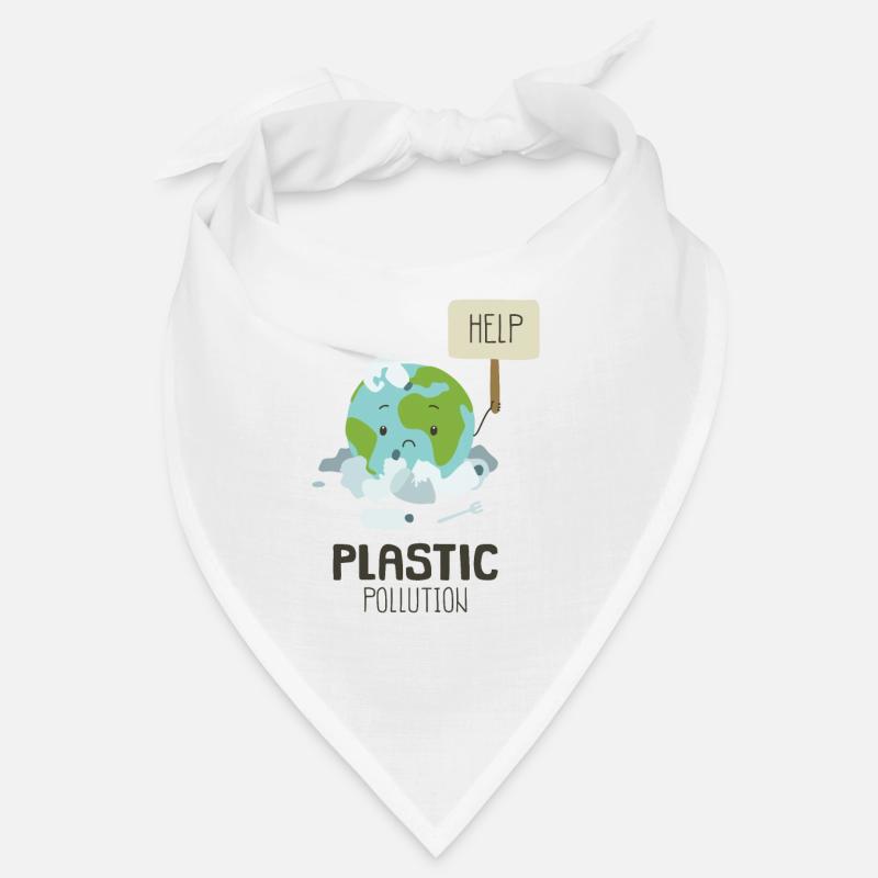 Help Stop Plastic Pollution Environmental Awareness Bandana
