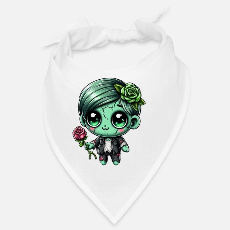 Cuddly zombie with rose Bandana