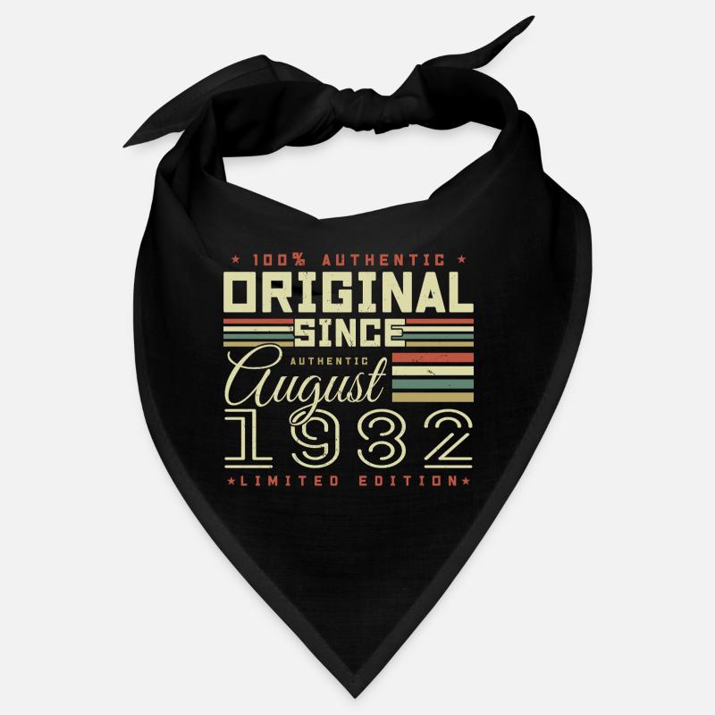 August 1982 Retro August 1982 August 1982 Anniversary Bandana