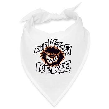 Die wilden Kerle Logo klein - Bandana - Weiß - Vorne