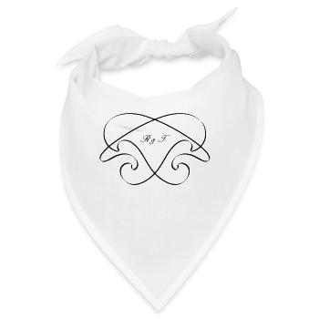 Logo von Tamara&Rene ( R&T ) - Bandana - Weiß - Vorne