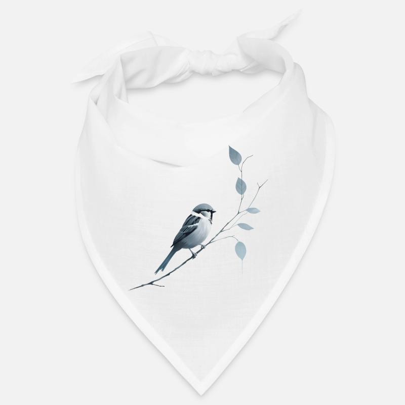 Spatz auf Ast Bandana