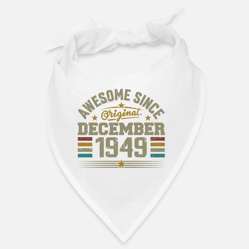 Décembre 1949 - Cadeau Anniversaire December 1949 Bandana