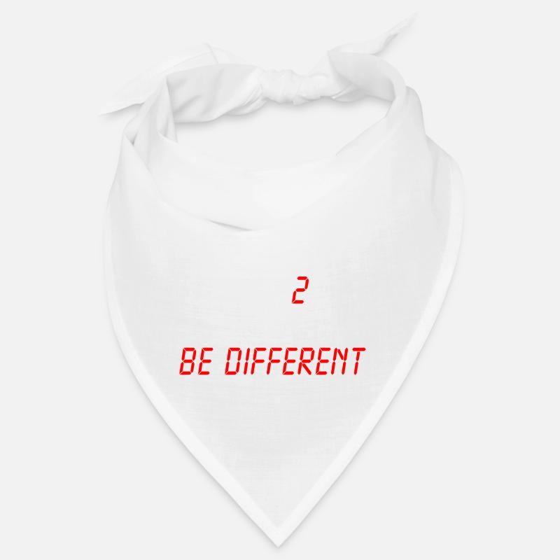 0100101 be different nerd programer gift idea - Bandana - Weiß