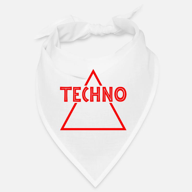 | de musique techno Couleur modifiable Bandana